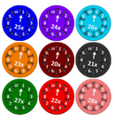 Custom Math Fidget Spinner Sets Multiplication and Divison - 2-100