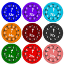 Custom Math Fidget Spinner Sets Multiplication and Divison - 2-100