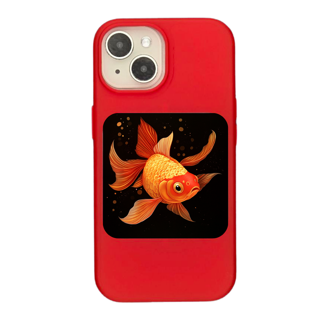 Celestial Goldfish Glow Phone Case
