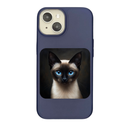 Sapphire Elegance Blue-Eyed Charm Phone Case