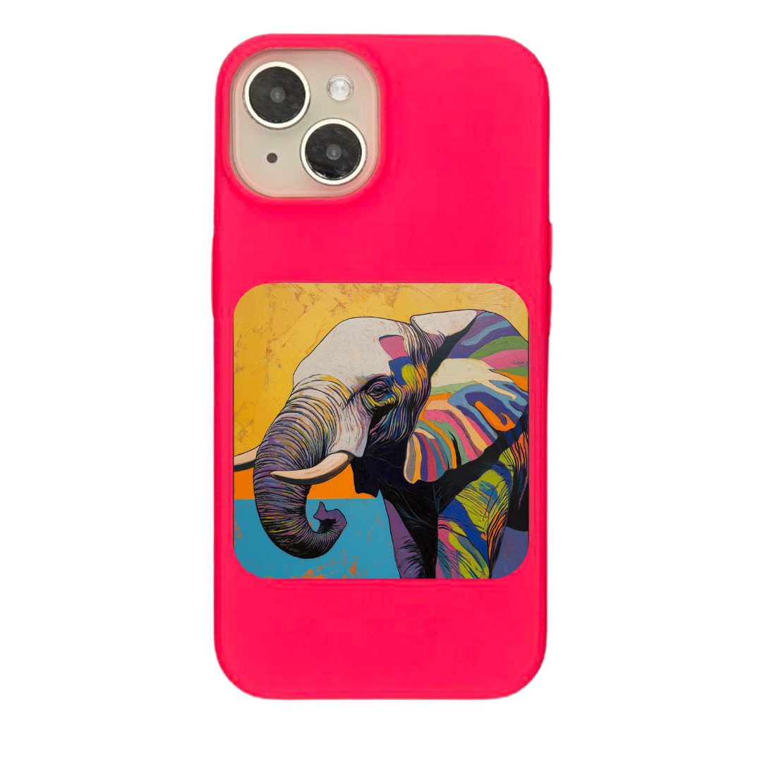 Vivid Majesty Kaleidoscope Elephant Phone Case