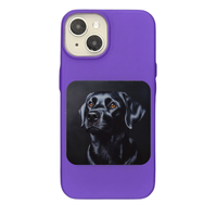Midnight Gaze Labrador Retriever Phone Case