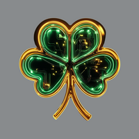 Shamrock Neon Glow