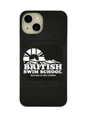 British Swim School Phone Case with Black Plate