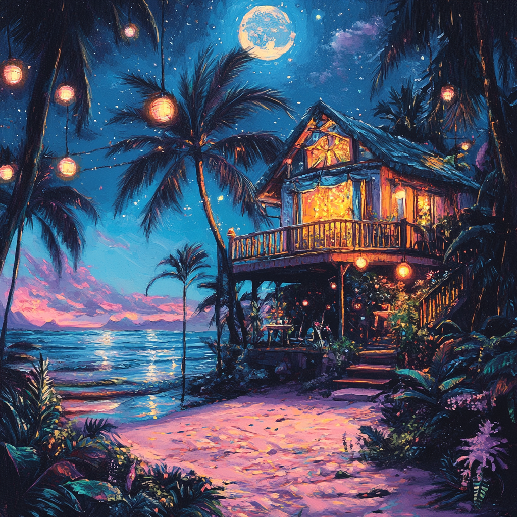 Moonlit Paradise Phone Case