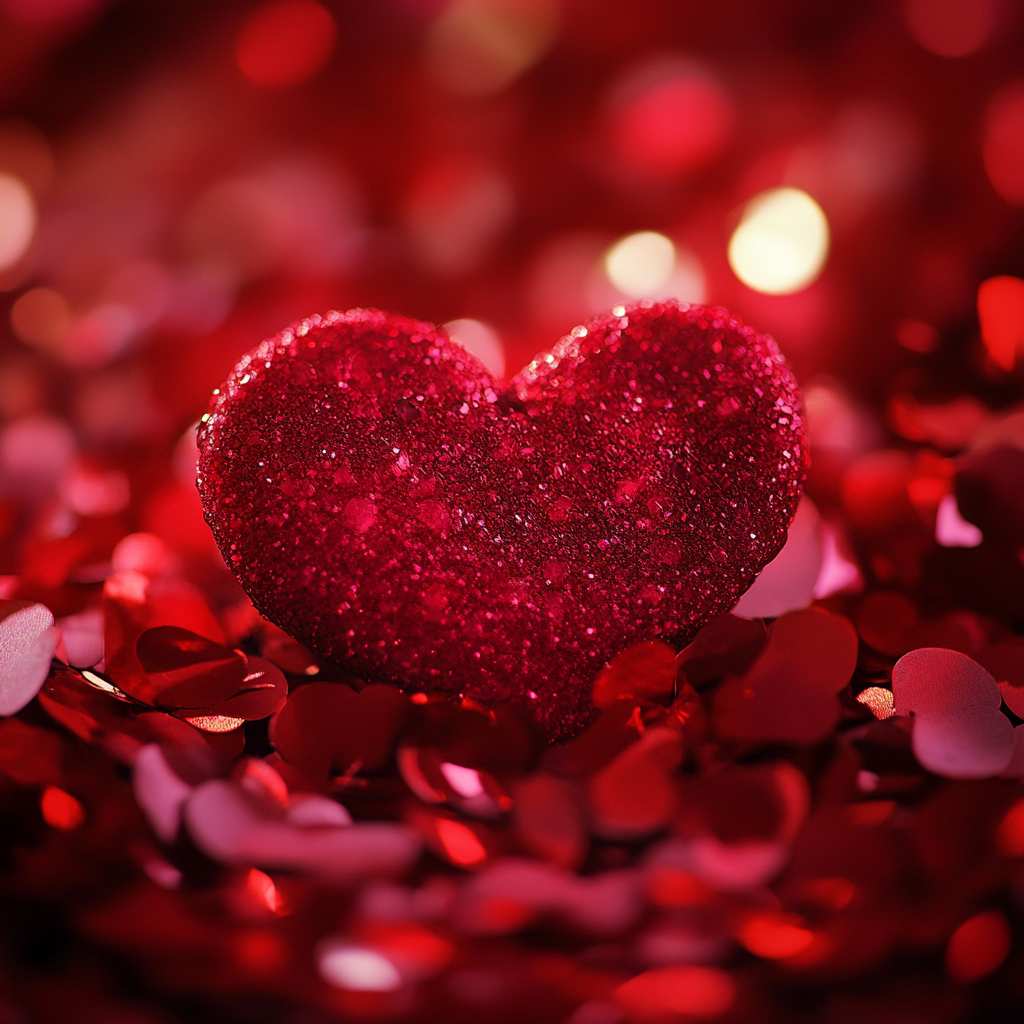 Sparkling Heart of Love Phone Case